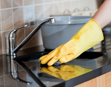 Deep cleaning team in Roehampton working safely with protective equipment