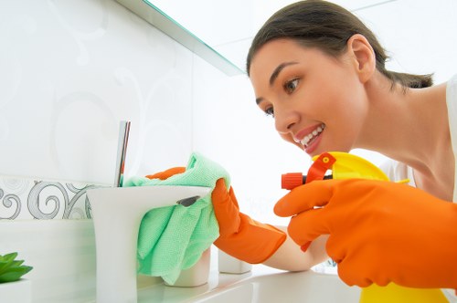 Cleaning staff carrying out a safe and professional deep clean