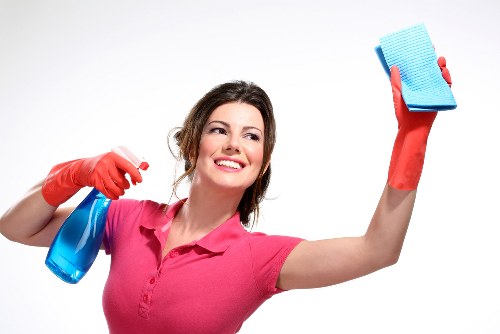 Cleaner extracting embedded dust from carpets in a Roehampton property